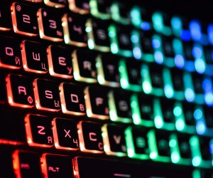 Laptop keyboard with backlight