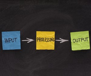 input, processing, output - software system