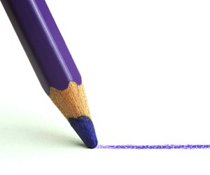 Pencil draws a line