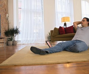 Man watching television
