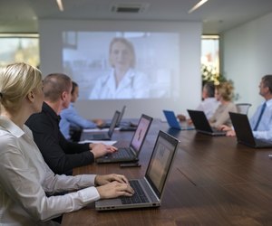Committee Having A Conference