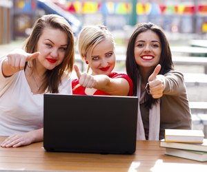 Thumbs up Students