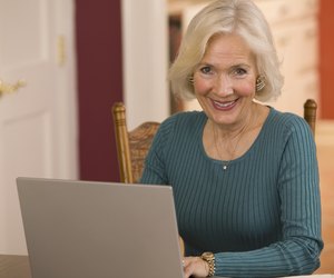Woman with laptop