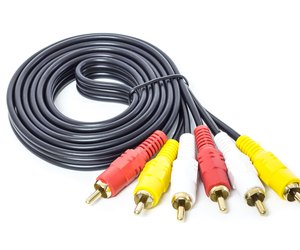 audio video cable RCA to 3.5mm jack