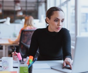 African female executive at work
