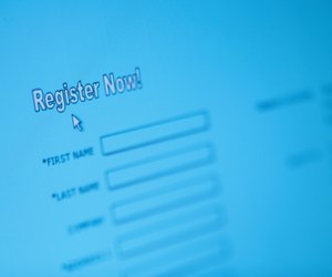 Online registration form