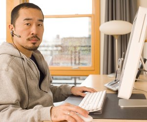 Man Working in Pearl District Loft