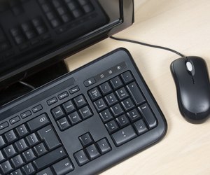Looking down on Keyboard and Mouse