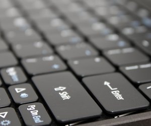 Black laptop keyboard