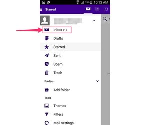 Yahoo Mail app (Android 5.0)