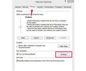 How to Turn On and Off the Pop-up Blocker in Internet Explorer