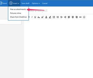 add a gif to outlook 360 email