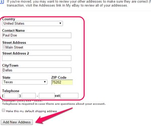 How to Change the Shipping Address on eBay | Techwalla.com