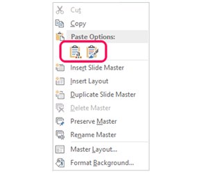 copy paste slide master powerpoint for mac
