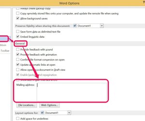 how to add addresses in word for labels