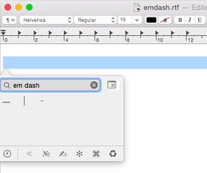 Insert Em Dash In Word For Mac