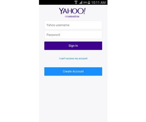 Yahoo Mail app (Android 5.0)