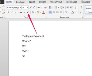 How to Type Exponents in a Word Document | Techwalla.com