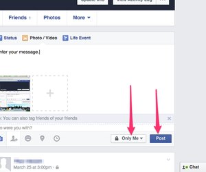 how to add photo in facebook review