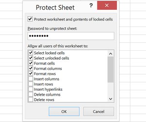 how to lock cells in openoffice excel