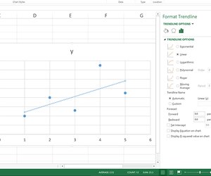 simple linear regression excel