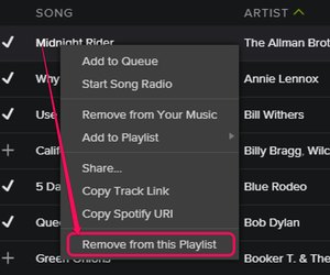 spotify delete downloaded songs desktop