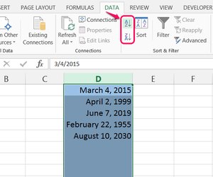 excel order dates sort in Format Dates Excel How Microsoft in in Descending to Order