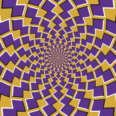Optical motion illusion background
