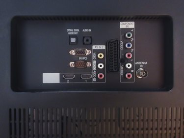 Tv connection panel