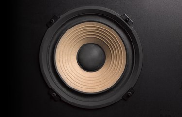 BASS LOUDSPEAKER WITH COPY SPACE