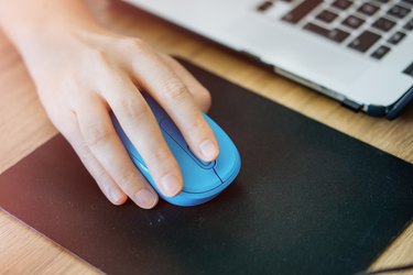 Hand with Computer Mouse