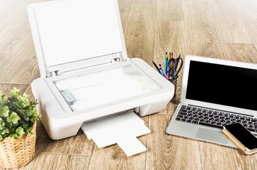 Laptop and printer