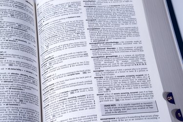 English dictionary.