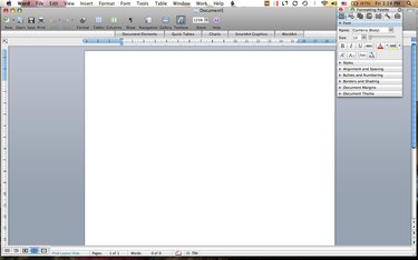 how to create a new word document on mac