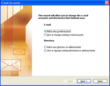 how to add email to outlook on dell computer