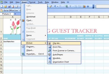 excel guest list template