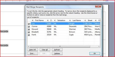 how to import excel addresses into labels