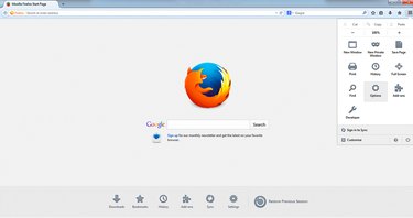 what should the mozilla firefox start page look like