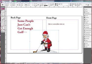 indesign ledger template greeting card tabloid newspaper