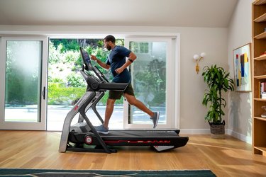 running on treadmill