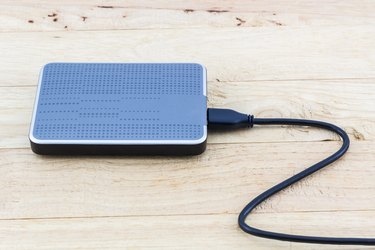 External hard drive for backup.