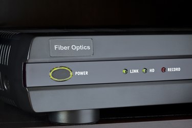 Detail of Set-Top Box for Fiber-Optic Broadband Television