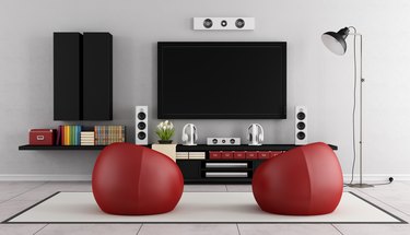 Modern TV wall unit