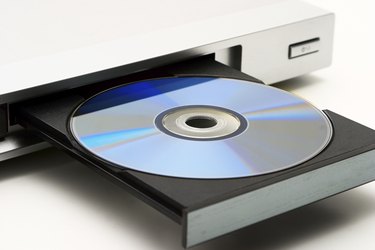 Disk drive in DVD player