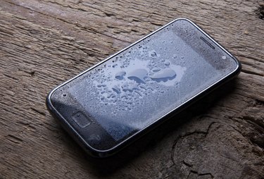 Wet smart Phone