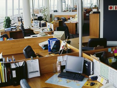 interiors of an office