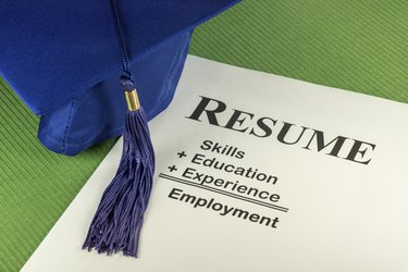 Successful Employment Concept With Desired Resume Formula