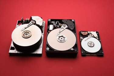 Three hard drives