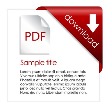 Pdf file download icon