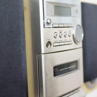 Cd player, close-up